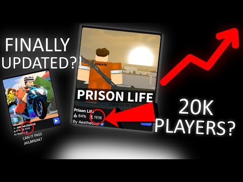 THIS GAME FINALLY UPDATED... (Playing Roblox Prison Life update)