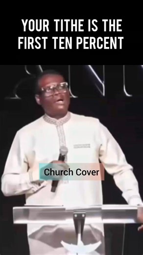 Your tithe is the first ten percent. Not just any ten percent - Apostle Arome Osayi . . #tithes #tithe #TithesandOfferings #Tithing | Church Cover