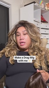 201 reactions · 12 comments | Call me wig master bc this came out CUTE @mamastarrr ‍♀️✨ #onesize #wig #dragwig #drag #bighair #diy #hair #wigtutorial #hairtransformation #fyp | PatrickStarrr | Facebook