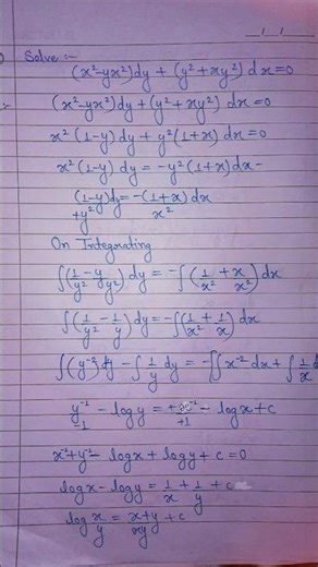 Variable Separation Method 2| Differential Equation