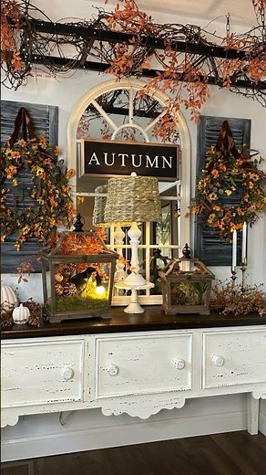 My Fall Focal Point Display #fallinspiration #falldecorating2024 #falldecor