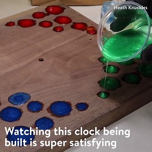 The process of building this clock is so satisyfing to watch! ⏰ | Craft Factory
