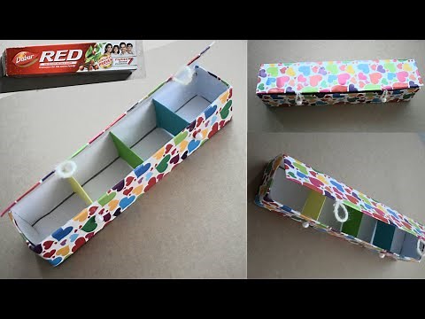 DIY Toothpaste Box Craft Ideas | How to make Storage Box with Empty Toothpaste Box | Requested Video