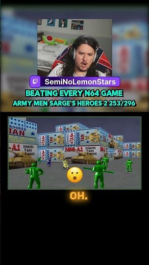 Beating every N64 game: Army Men Sarge's Heroes 2 [253/296] #n64 #retrogaming #armymen #twitch