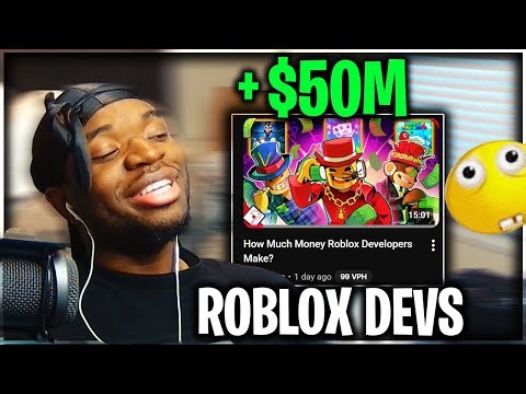 Reacting To How MUCH MONEY ROBLOX DEVS ACTUALLY MAKE.