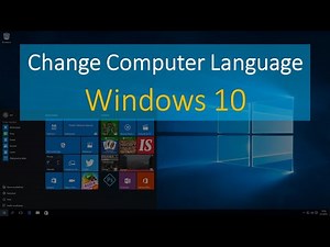 How to Change Computer Language