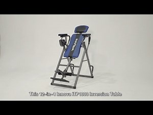 Innova Fitness ITP1000 Heavy Duty Inversion Table with Power Tower Workout Station