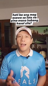 2.5M views · 38K reactions | Is the inherited property during the marriage conjugal? #land #transfer #title #house #conjugal #property #marriage #prenuptialagreement #RealEstate #guidelines #tips #romanjoeanoso #realscorporation #inheritance #lote #titulo | REALS Corporation | Facebook