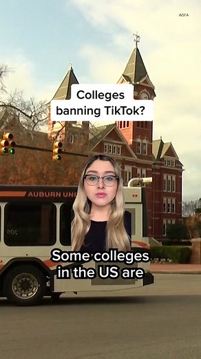 #College students at Auburn and the University of Oklahoma won’t be able to use #TikTok on school wifi, following bans from their state governors.