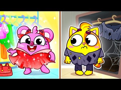 Rich VS Poor Song 💸 Sharing Is Caring 💖 Funny Kids Songs and Nursery Rhymes 🐨 Baby Zoo World