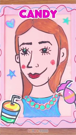 🌟 A portrait of YOU! So EASY & creative! Try it NOW! 🖼️👧 #Shorts #Kids