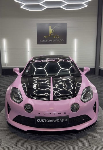Alpine A110: Nouvelle configuration rose incroyable