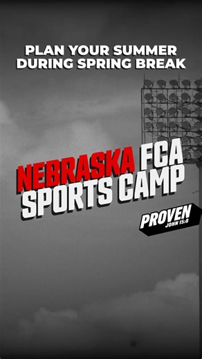 Nebraska FCA Sports Camp Spring Break Promo
