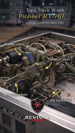 Pioneer RT-707 — What Becomes the Weak Link? #quantumrevival #pioneer #vintagegear