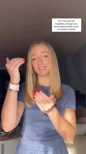 Asl for teens on Instagram: "Rescue by Lauren Daigle in ASL (Not a Teacher) #songcover #aslcover #americansignlanguage"
