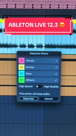 Novedades de Ableton Live 12.3