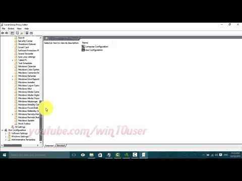 Windows 10 : How to disable or enable windows defender using Local Group Policy Editor