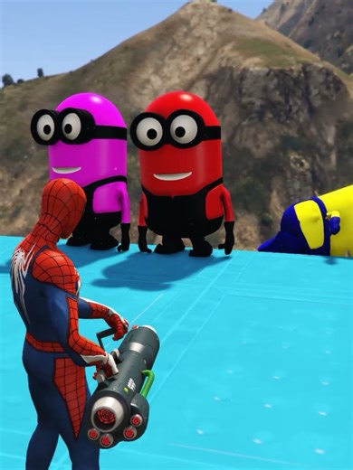 Epic Spider-Man Ragdoll Fails in GTA 5! 😆 #FunnyMoments #SpiderMan #gta5