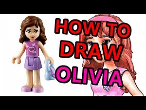 How to draw lego friends olivia's house Olivia Learn drawing