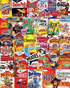 1000 Piece Jigsaw Puzzle - Cereal Boxes