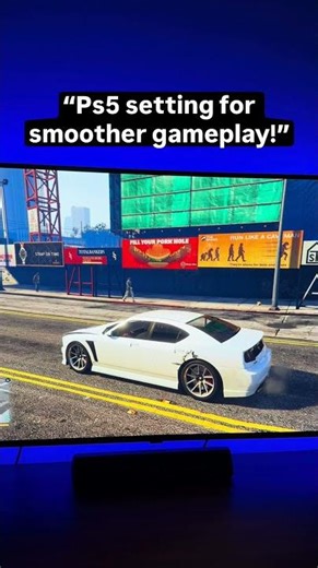 If you’re gameplay feels laggy, Use this settings for smoother gameplay! #playstationtips #highfps