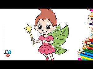 How to Draw an Easy Cartoon Fairy