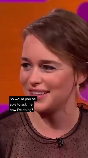Emilia Clarke's Blushing!🥰 | The Graham Norton #Shorts