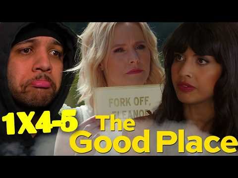 The Good Place 1x4 - 1x5 REACTION!! "Jason Mendoza And Category 55 Emergency Doomsday Crisis"
