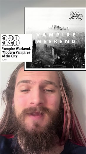 No. 323 Modern Vampires of The City by Vampire Weekend, XL 2013 #vampireweekend #modernvampiresofthecity #rock #musiclover #rollingstone500greatestalbumsofalltime