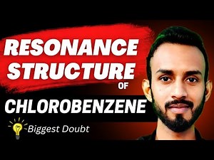 Trick to draw Resonating structure of Chlorobenzene | Resonance Structures of Chlorobenzene
