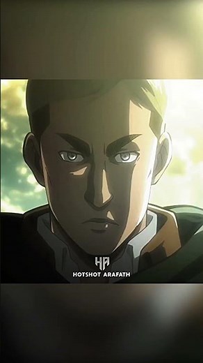 Commander Erwin Smith Edit 4k 🔥 | Gangsta Paradise 🎼| #Shorts #attackontitan #erwinsmith