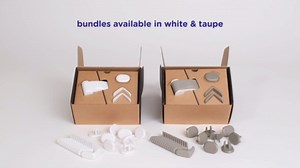 Ubbi Outlet Covers for Child Safety, Plug Protectors, Baby Proofing, Safe & Secure Electrical Plug Covers, White, 24 Count