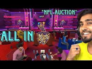 UNLOCKED NPL AUCTION IN WORLD CRICKET CHAMPIONSHIP 3