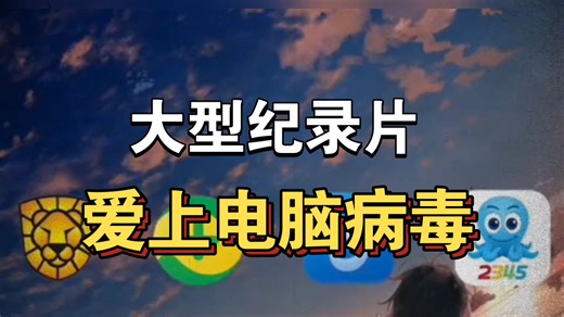 大型纪录片《爱上电脑病毒》持续为你播出！！！！！！！！！！