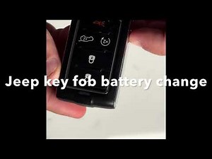How to Change Jeep Key Fob Battery (Easy 1-Minute Fix!)