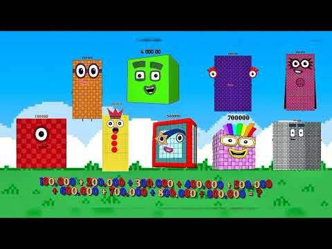 Learn Big Number Addition: 10 to 9,000,000 |MATHS FOR KIDS ‪@educationalcorner110‬
