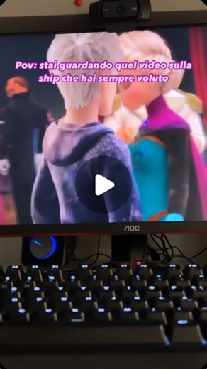 Serena Marletta on Instagram: "Elsa X Jack Frost ♥️ ship sempre . #jackfrostxelsa #elsa#jackfrost #crossover #disney #dreamworks #frozen #riseoftheguardians #film #cinema"