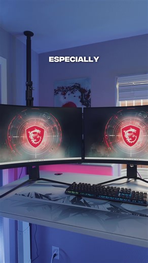 Ever wondered what an all @MSI setup would look like? #setup #gamingsetup #pcsetup #tech #techtok @Lucky the Dragon