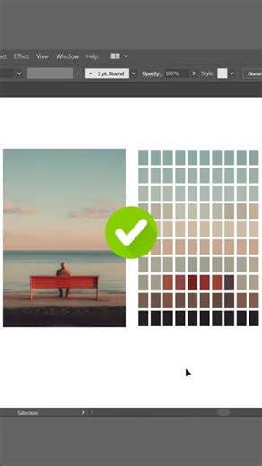 Jbed lcolor mn ay tswira ⚡ Mosaic tool magic #illustrator