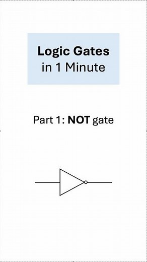 NOT Logic Gate #maths #physics #electricalengineering