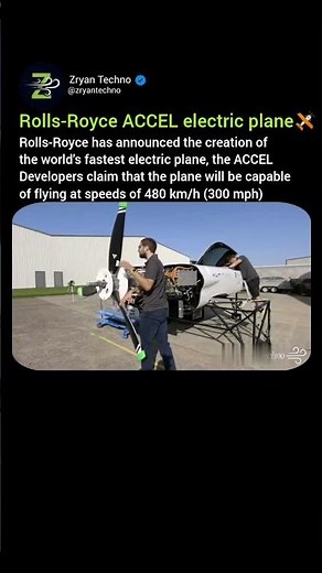 Rolls-Royce ACCEL ⚡✈️ 300 MPH Electric Aircraft Sets New Aviation Record Attempt