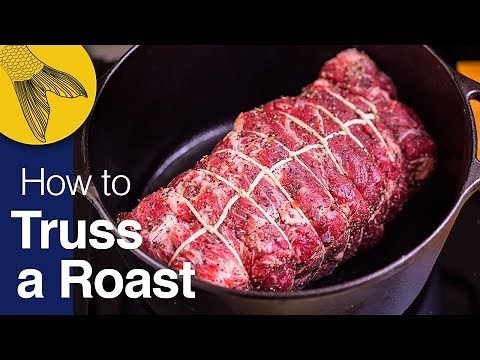 How to Tie a Roast—follow these easy steps to truss a roast perfectly