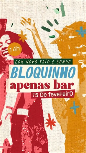 Apenas Bar | Maringá | 🎭✨ O bloquinho do Apenas vai chegar com tudo! Aqui vai ter brilho, cor e glitter pra você já entrar no clima delicinha de carnaval! 🗓️... | Instagram