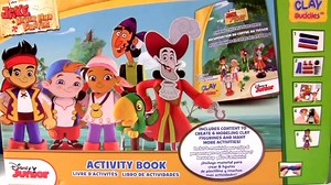 Clay Buddies Jake and the NeverLand Pirates Play-Doh Captain Hook Skully Izzy Cubby Pirate PlayDough | Fun Toyz Collector