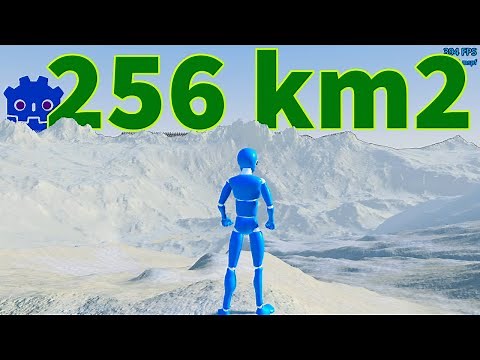 M Terrain plugin first release - Open world in Godot