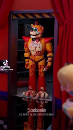 Glamrock Freddy tries Squid games… (credit: codaanim) | Five Nights At Freddy's Entertainment