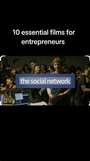 These movies offer a mix of drama, inspiration, and insight into the business world. Enjoy your movie marathon! 🎥💼 1. The Social Network 2. The Wolf of Wall Street 3. Wall Street 4. The Big Short 5. Glengarry Glen Ross 6. Moneyball 7. Jerry Maguire 8. Boiler Room 9. Margin Call 10. The Pursuit of Happyness #entrepreneur #filmtok #movies #cinema #business