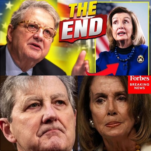 Nancy Pelosi’s Fall from Grace: A Showdown with Senator Kennedy In a gripping congressional hearing that captivated the nation, Nancy Pelosi faced Senator John Kennedy in a dramatic showdown that would expose the deep-seated corruption allegations against her. At 84 years old, Pelosi, a seasoned political powerhouse, entered the room with confidence, ready to dismantle her opponent. However, as the hearing unfolded, the stark contrast between her theatrical performance and Kennedy's calm demeano