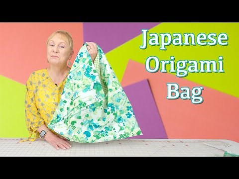 Japanese Origami Bag Tutorial | The Sewing Room Channel