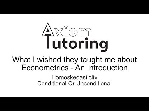 42 Homoskedasticity Conditional or Unconditional